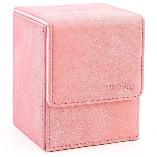 Sanseking Vertical PU Leather Deck Box 100+ - Pink - official Sanseking product image