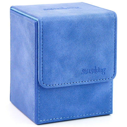 Sanseking Vertical PU Leather Deck Box 100+ - Light Blue - official Sanseking product image
