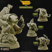 Grung Ranger Miniature - resin tabletop miniature front view