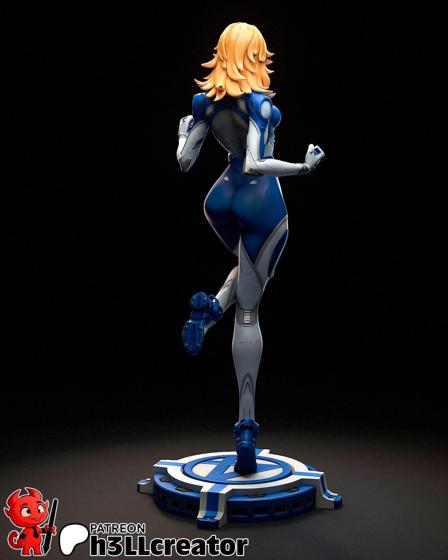 Invisible Woman Figure - Marvel Rivals - Alternate view 3