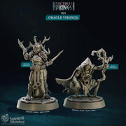 Cleric Miniature - resin tabletop miniature front view