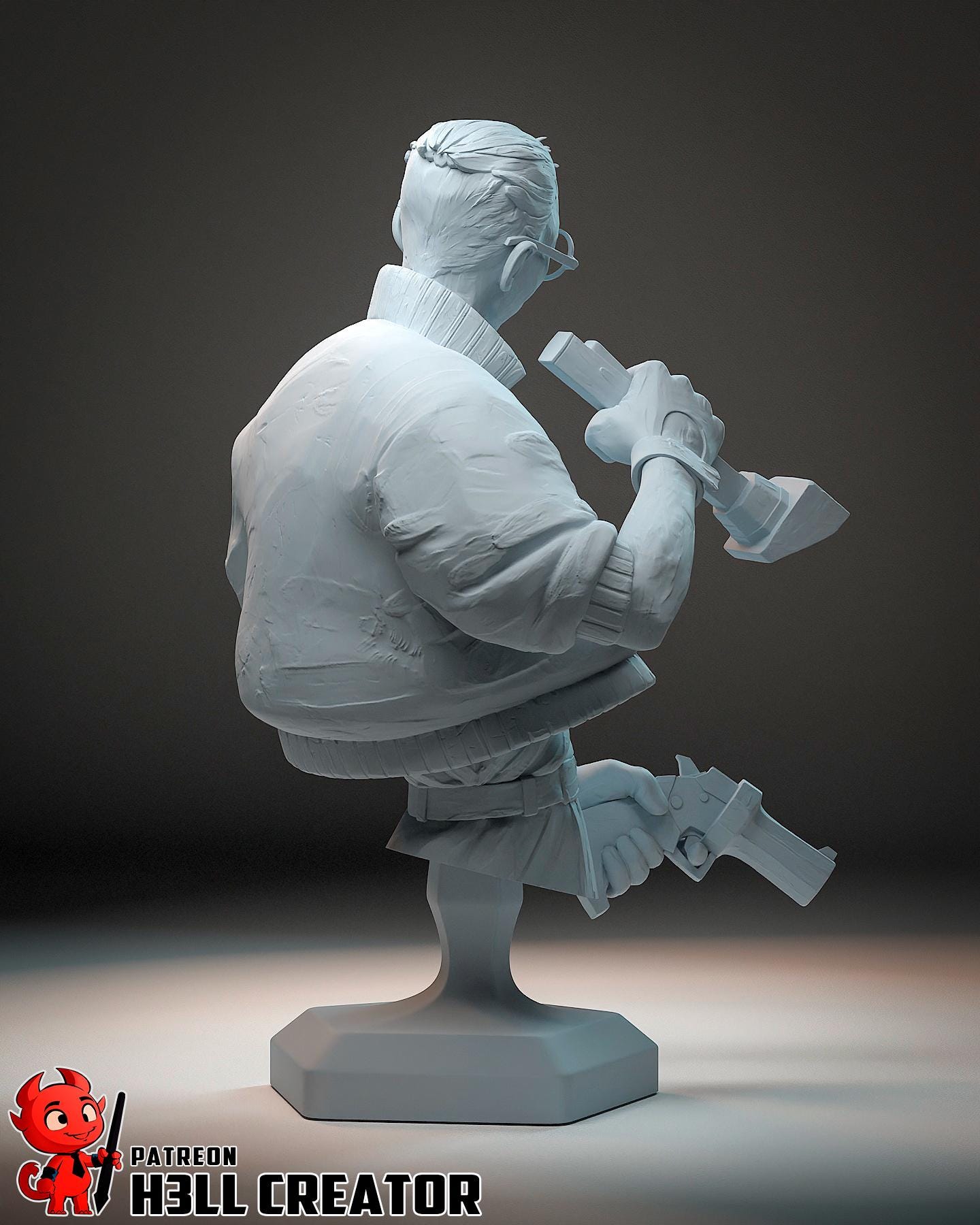 Kim Disco Elysium Bust - Alternate view 2