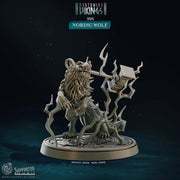 Animal Companion Miniature - resin tabletop miniature front view
