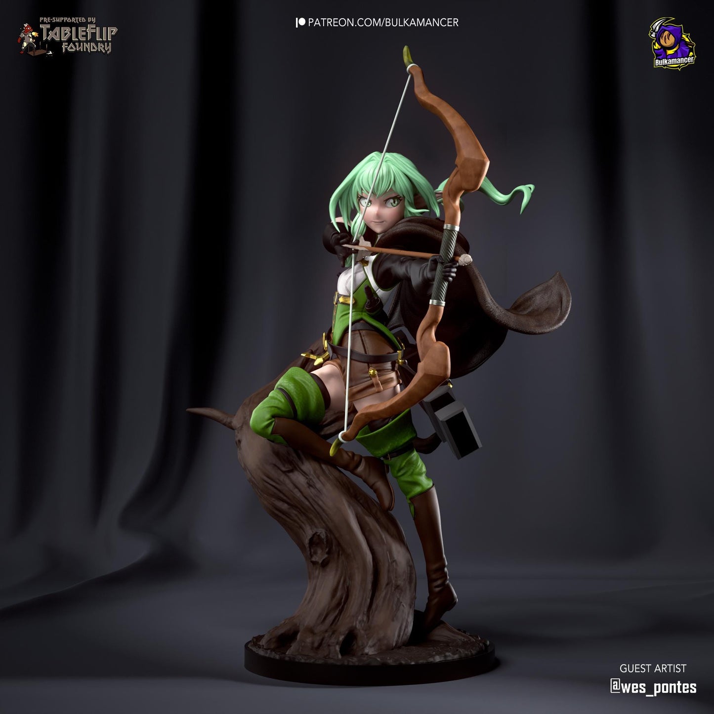 High Elf Archer Figure - Goblin Slayer - Alternate view 2
