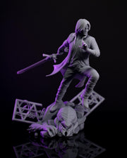 Dante Figure - resin tabletop miniature front view