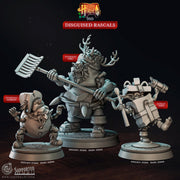 Orc Miniature - resin tabletop miniature front view