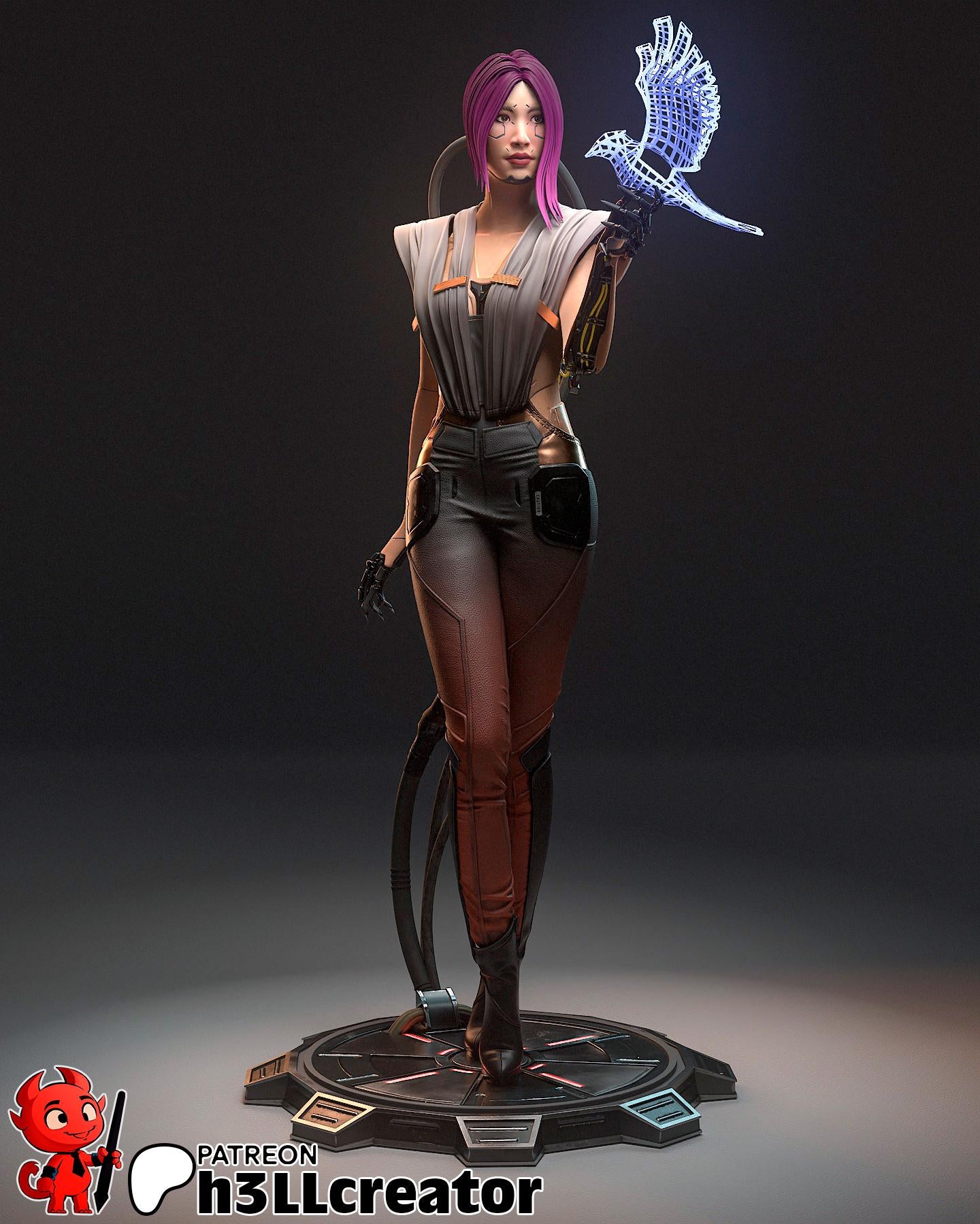 Songbird Figure - Cyberpunk 2077