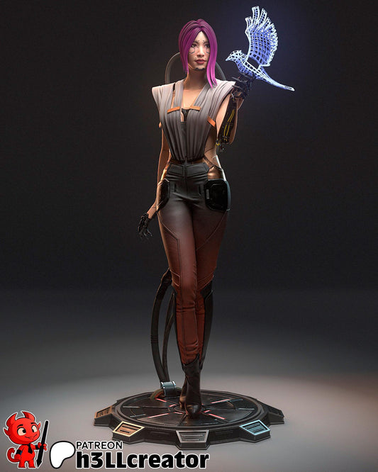 Songbird Figure - Cyberpunk 2077
