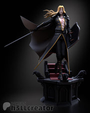 Alucard Castlevania Figure - resin tabletop miniature front view