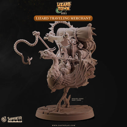 Lizardfolk Merchant Miniature