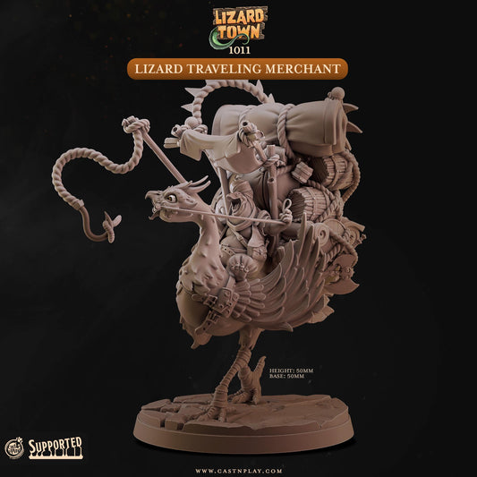 Lizardfolk Merchant Miniature
