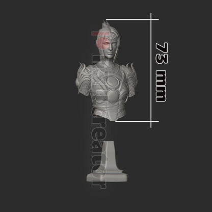Shadowheart Bust - Baldur's Gate 3 - Alternate view 4