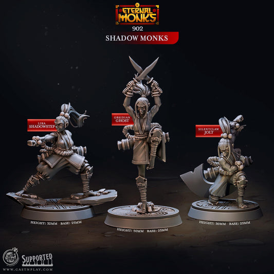 Female Monk Miniature