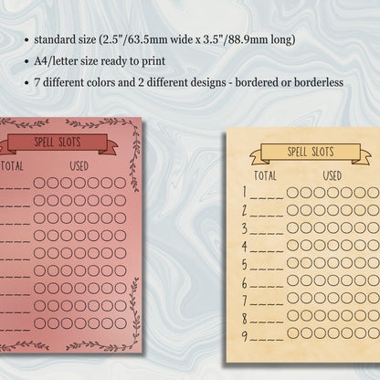 Spell Tracker - Alternate view 2