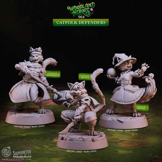 Tabaxi Rogue Miniature - Alternate view 2