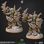 Orc Warchief Miniature - resin tabletop miniature front view