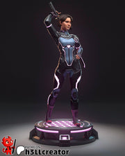 Mio Split Fiction Figure - resin tabletop miniature front view
