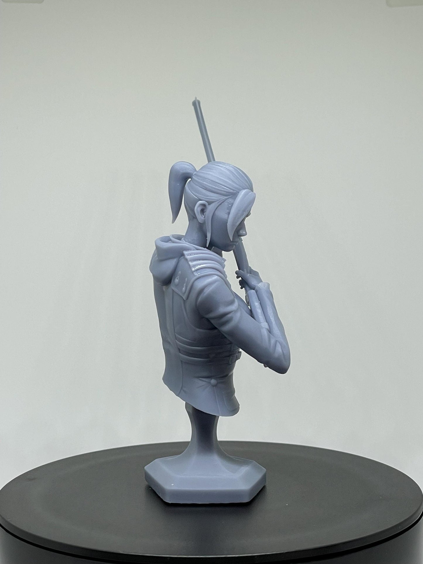 Caitlyn Bust LoL Arcane Resin Miniature Figurine | BG3 | Baldurs Gate 3 | Game Character Gift for Him Her Birthday Gift Christmas