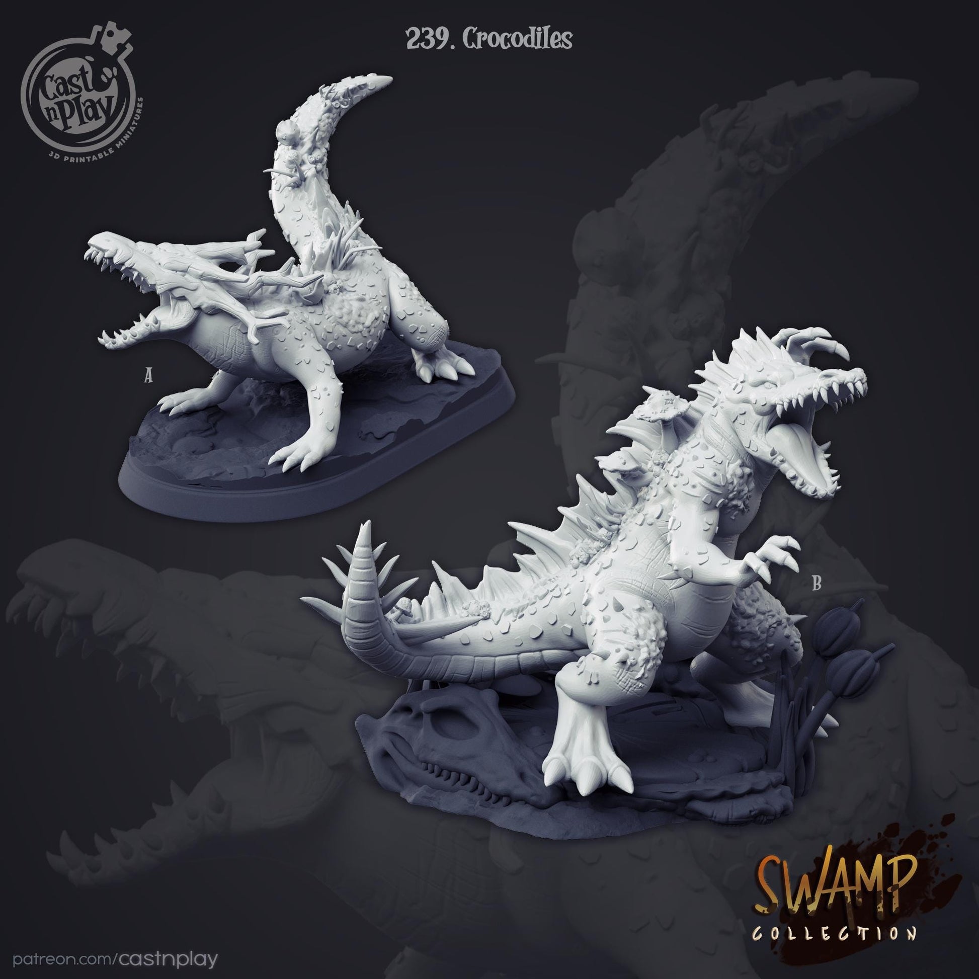Crocodile Miniature - Alternate view 2