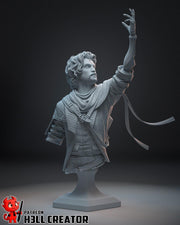 Gustave Bust - Clair Obscur: Expedition 33 - resin tabletop miniature front view