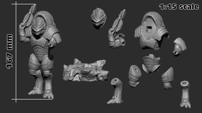 Wrex Figure - Mass Effect - Alternate view 5