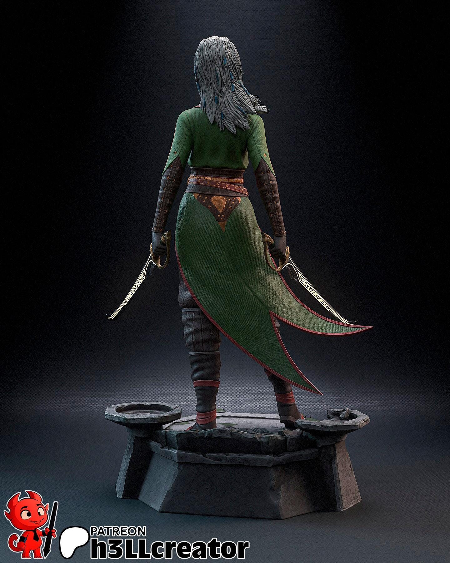 Jaheira Figure - Baldur's Gate 3 - Alternate view 7