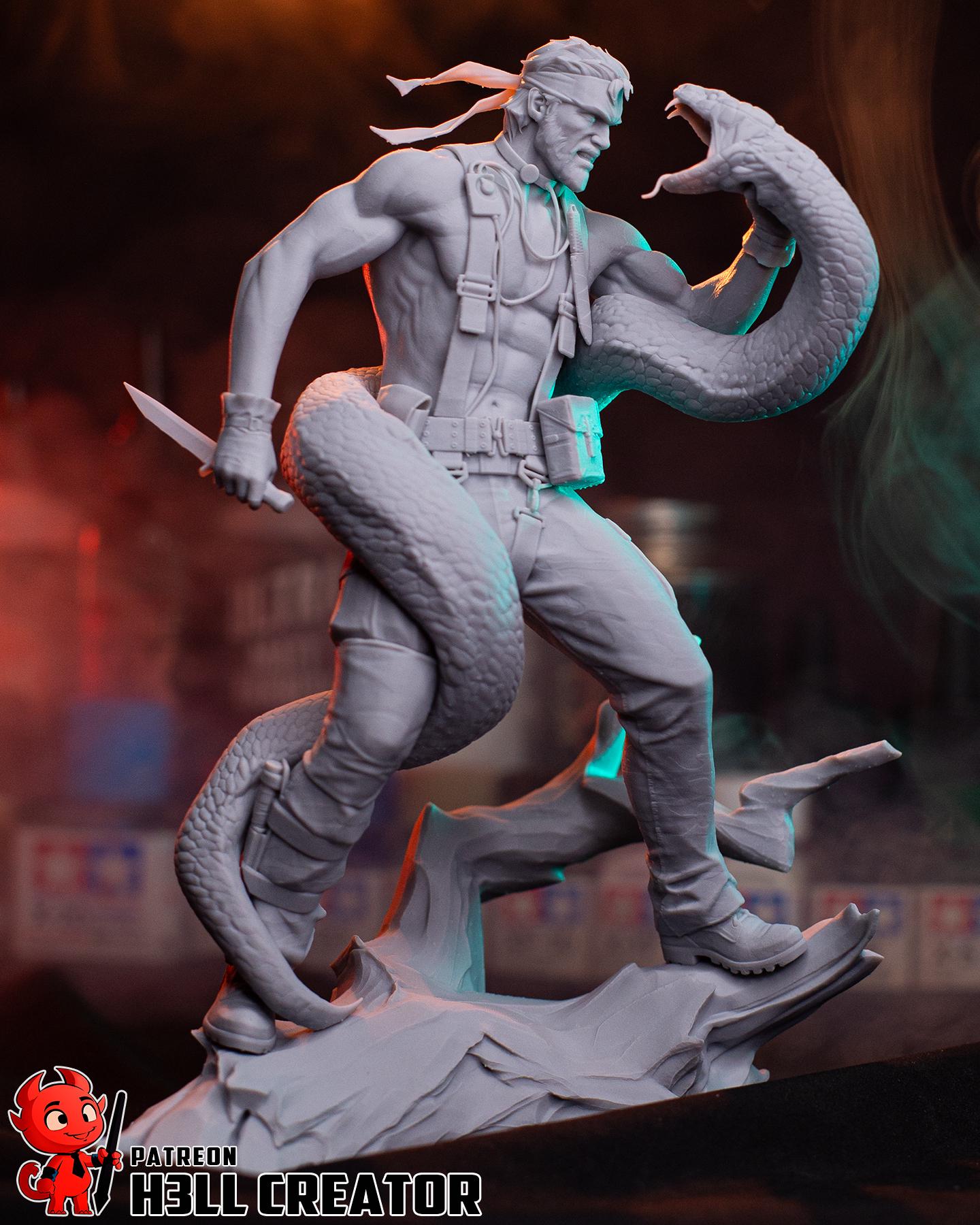 Big Boss Metal Gear Solid Snake Figure - Alternate view 2