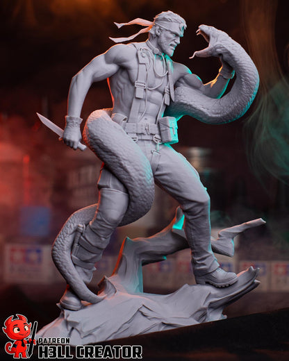 Big Boss Metal Gear Solid Snake Figure - Alternate view 2