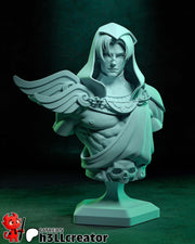 Thanatos Bust - Hades - resin tabletop miniature front view