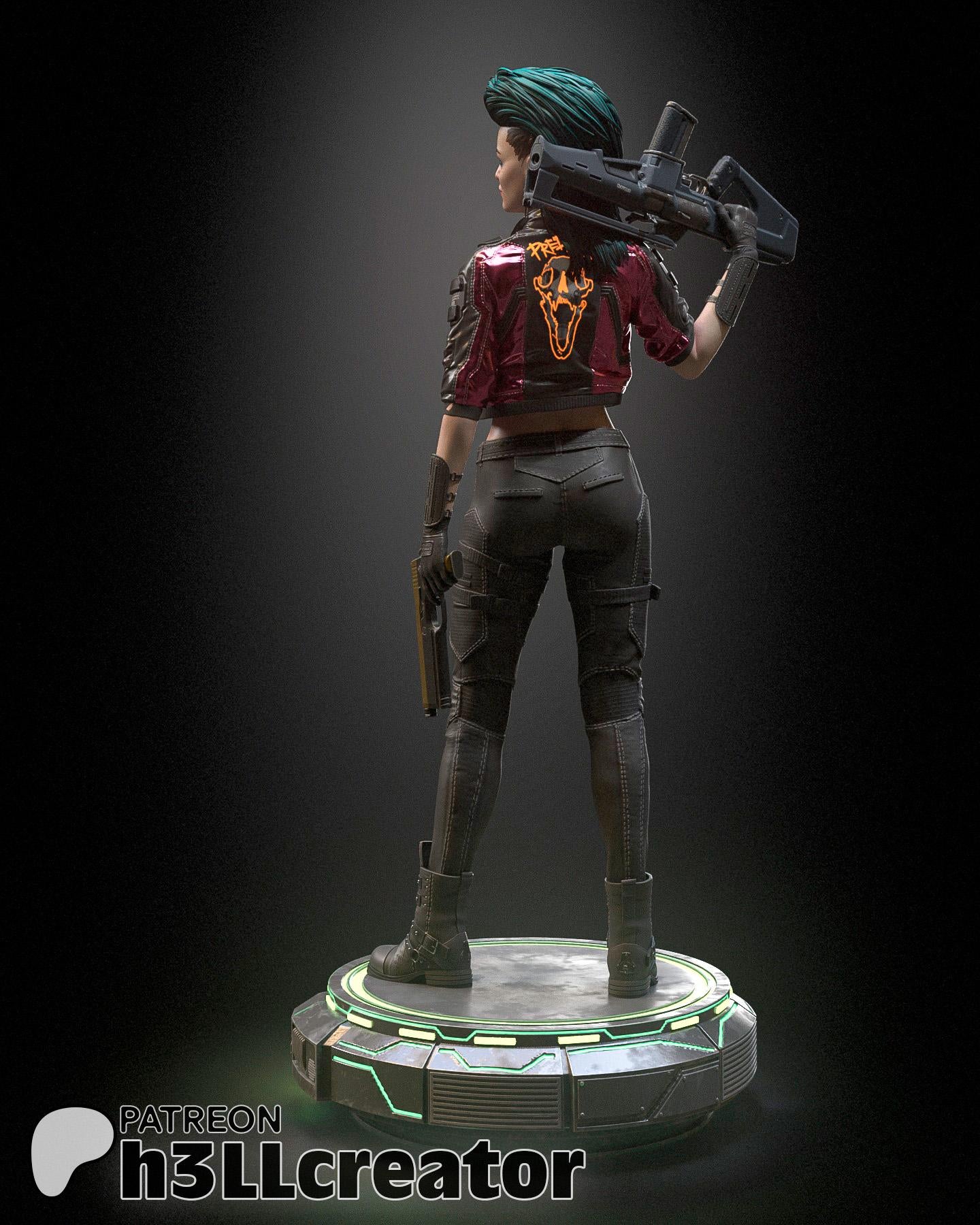 Rogue Amendiares Figure - Cyberpunk 2077 - Alternate view 3