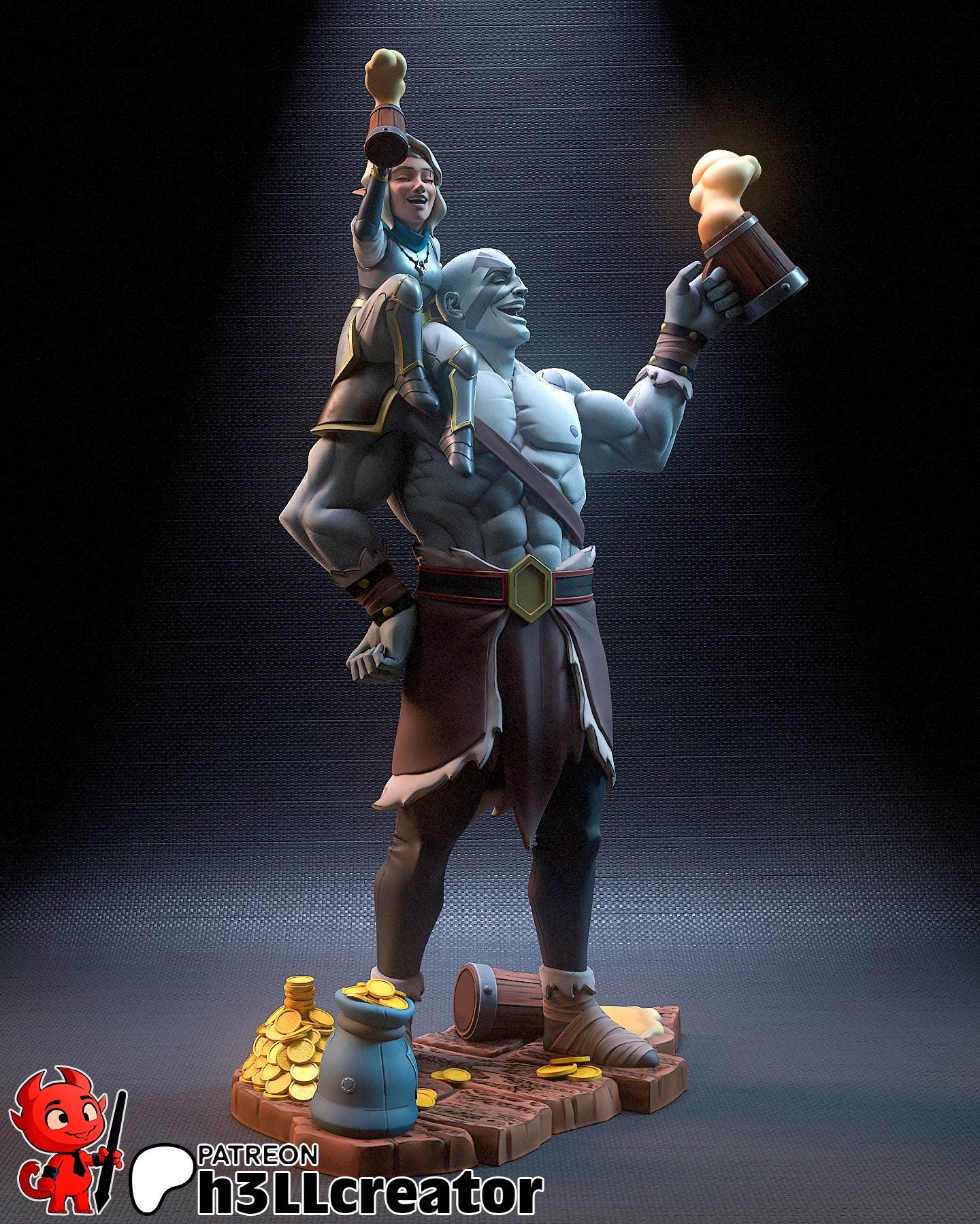 Grog and Pike The Legend of Vox Machina Figure - Alternate view 2