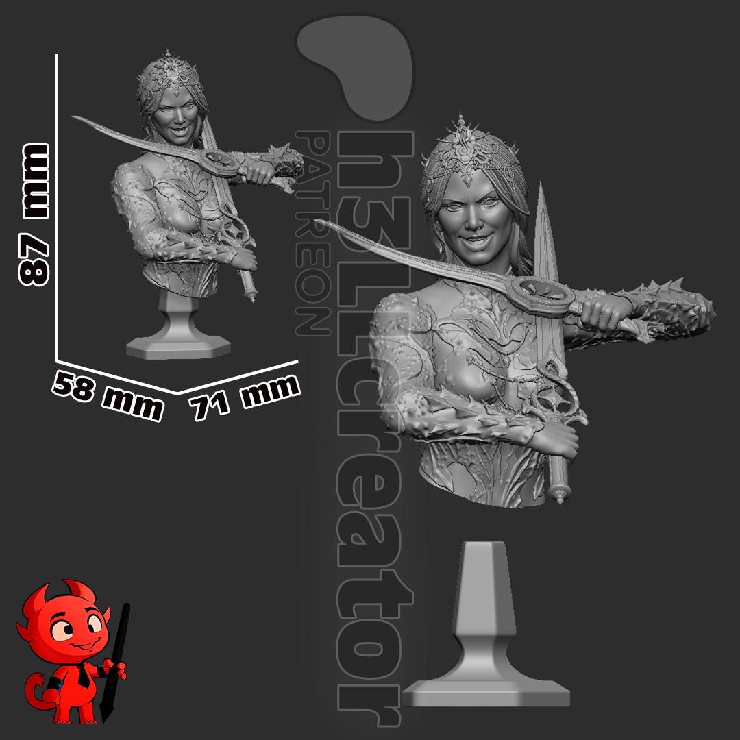 Orin Bust - Baldur's Gate 3 - Alternate view 4