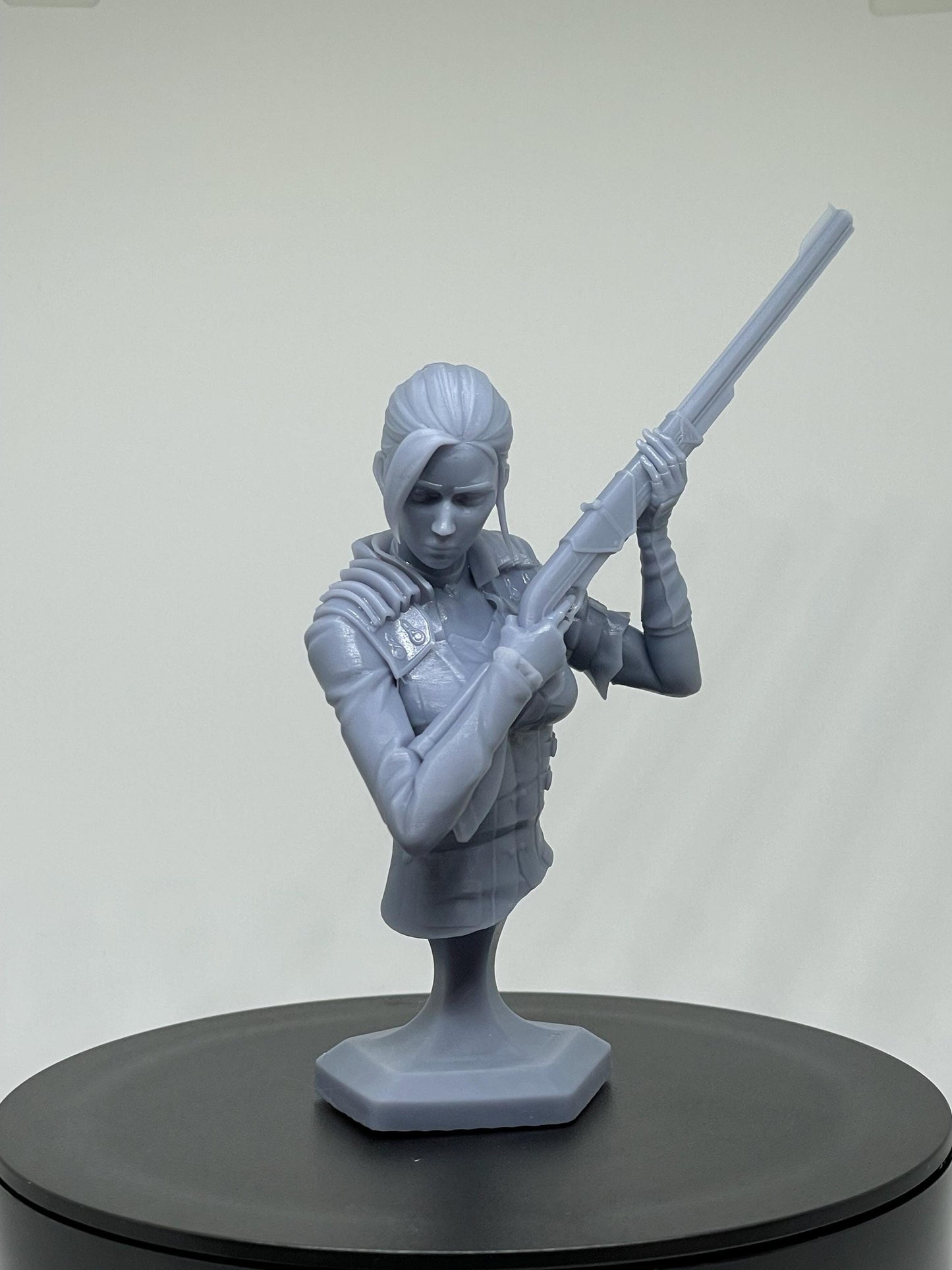 Caitlyn Bust LoL Arcane Resin Miniature Figurine | BG3 | Baldurs Gate 3 | Game Character Gift for Him Her Birthday Gift Christmas