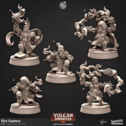 Sorcerer, Wizard & Warlock Dwarf Miniature