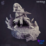 Paladin Miniature - resin tabletop miniature front view