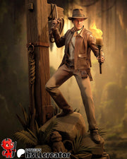 Indiana Jones Figure - resin tabletop miniature front view