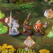 Owlfolk Miniature - resin tabletop miniature front view