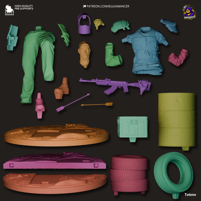 Survivor Rust Figure - Alternate view 8