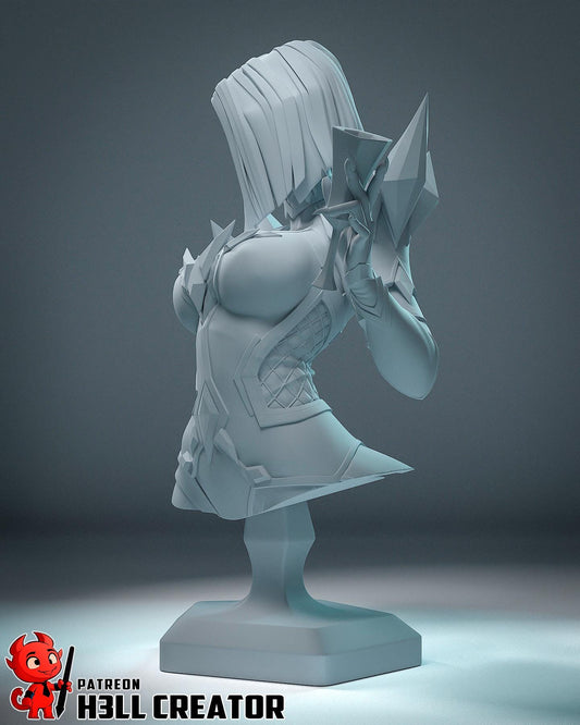 Emma Frost Bust - Marvel Rivals - Alternate view 2