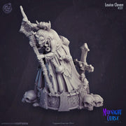Necromancer Miniature - resin tabletop miniature front view