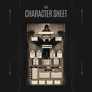 Character Sheet - digital download preview