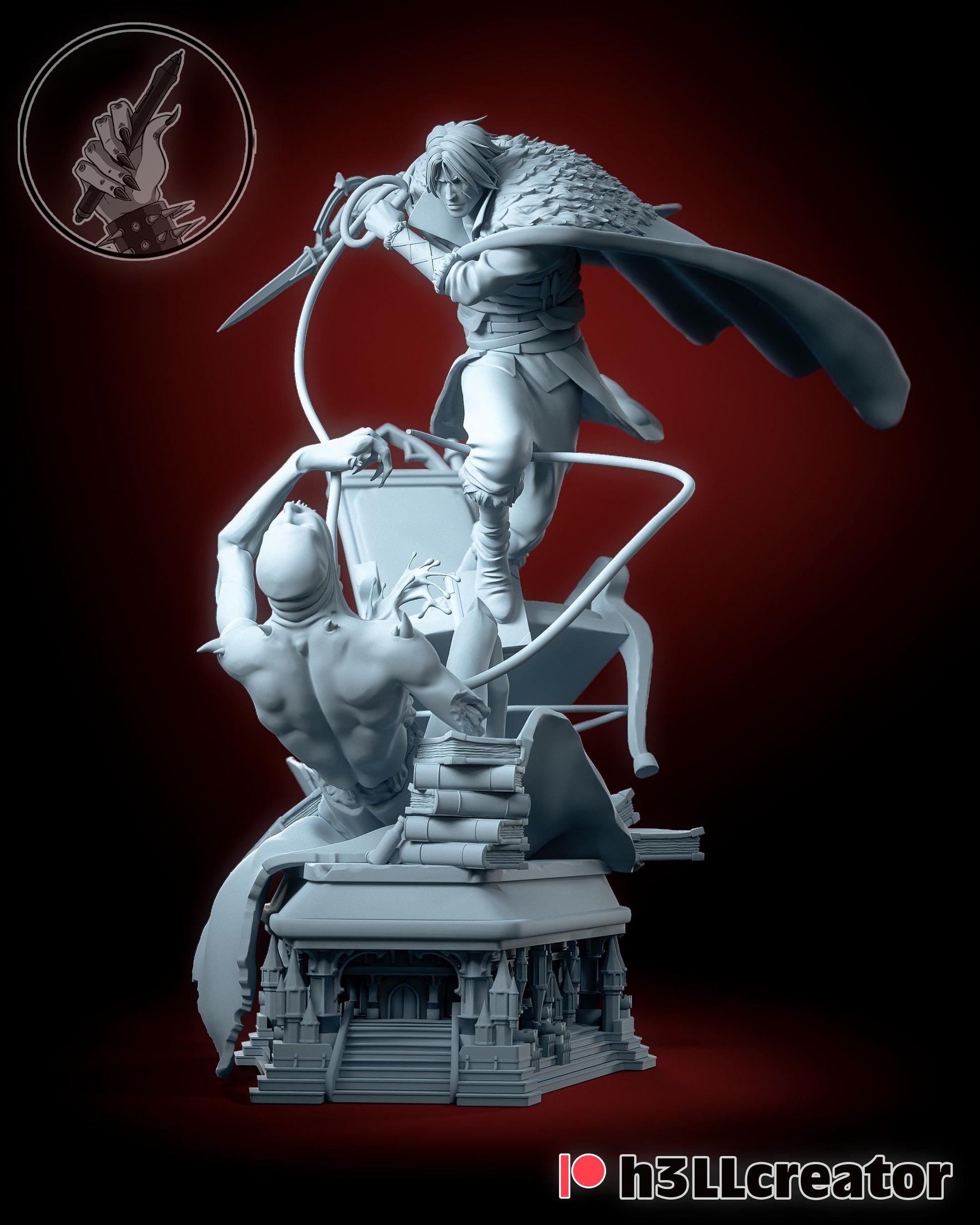 Trevor Belmont Castlevania Figure - Alternate view 3