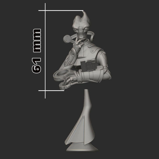 Mordin Solus Bust - Mass Effect