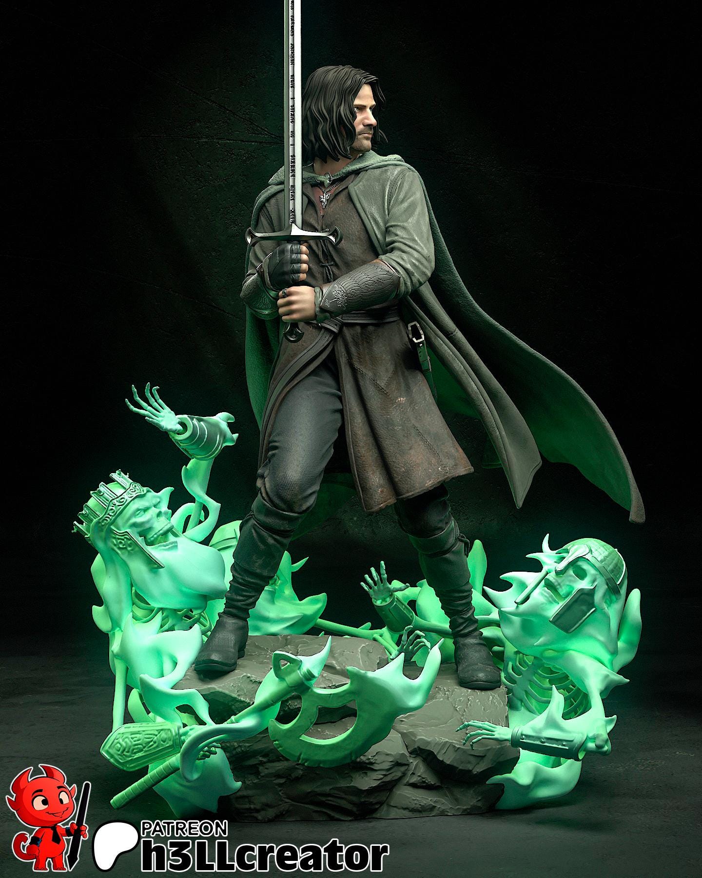 Aragorn Figure - The Lord of the Rings - Alternate view 3