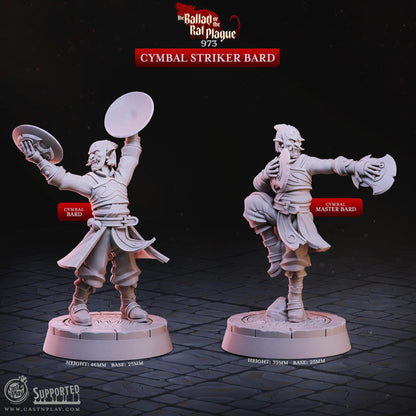 Masked Bard Miniature - Alternate view 2