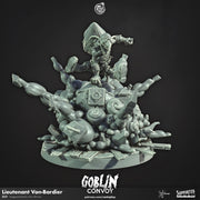 Goblin Chief Miniature - resin tabletop miniature front view