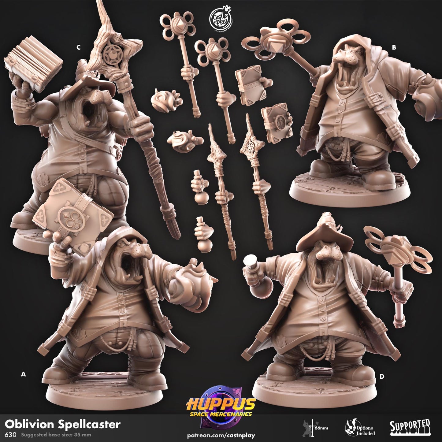 Giff Sorcerer Miniature