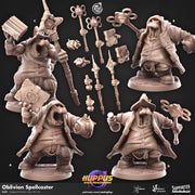 Giff Sorcerer Miniature - resin tabletop miniature front view
