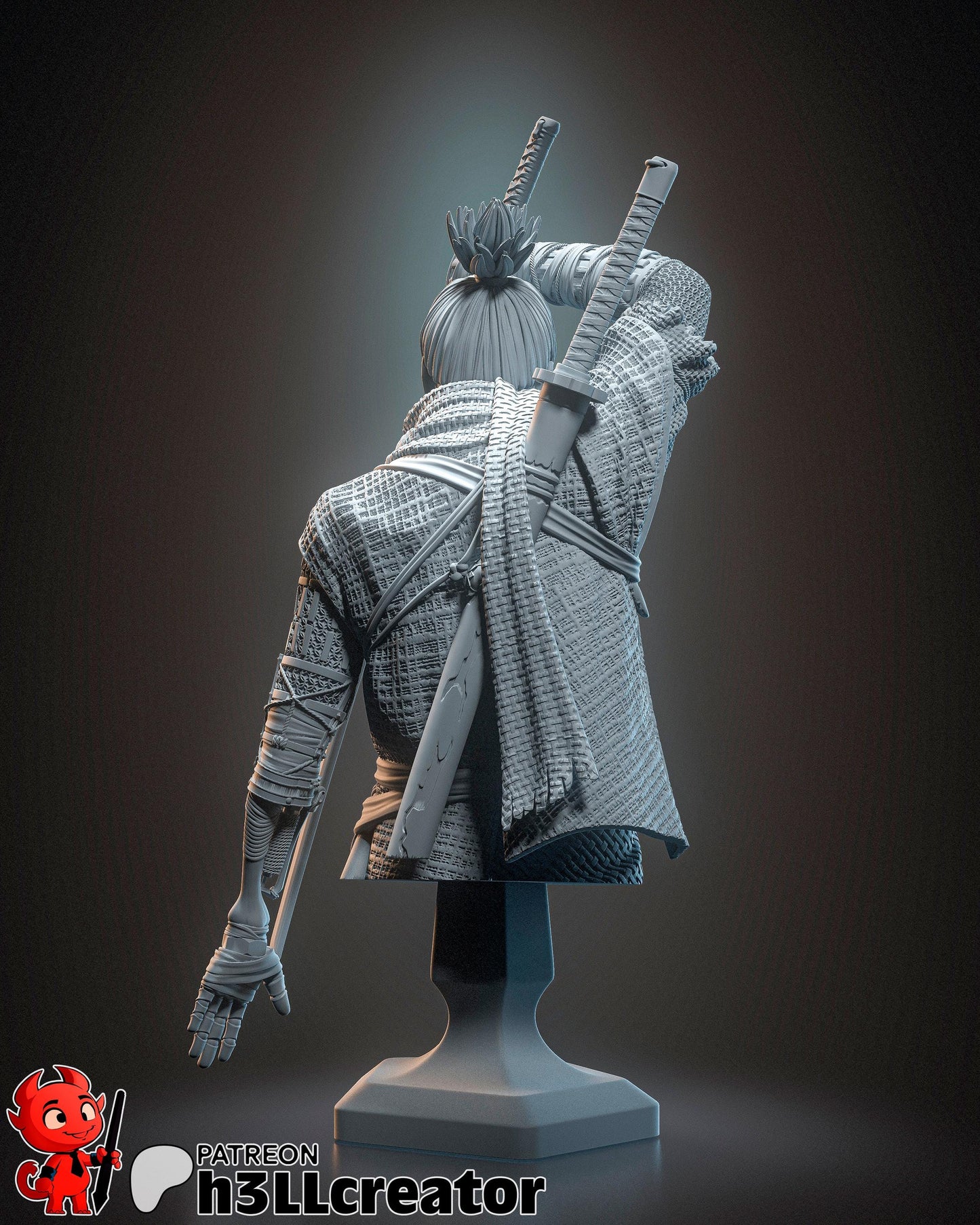 Wolf Sekiro Shadows Die Twice Bust - Alternate view 3