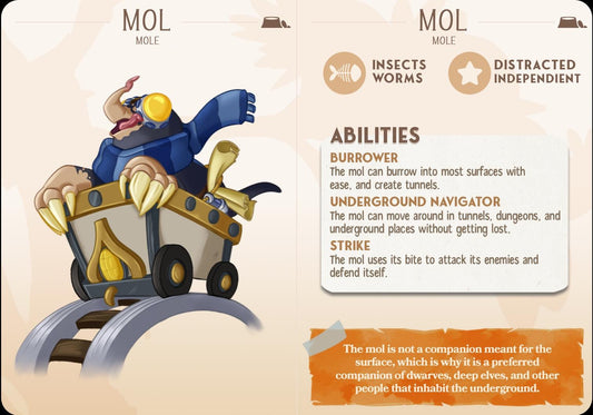 Mole Animal Companion Miniature - Alternate view 2